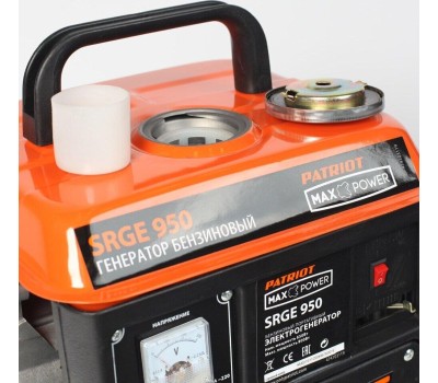 Генератор PATRIOT 474103119 Max Power SRGE 950 Генератор бензиновый