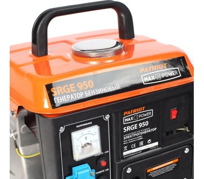 Генератор PATRIOT 474103119 Max Power SRGE 950 Генератор бензиновый