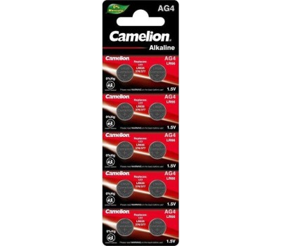 Элементы питания CAMELION (12812) AG4-BP10