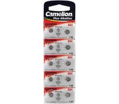 Элементы питания CAMELION (12812) AG4-BP10