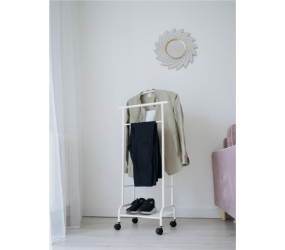 Вешалка напольная ЗМИ Римини 2М костюмная Белая ВКР2М Б