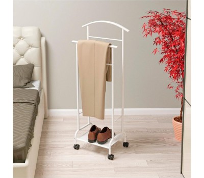 Вешалка напольная ЗМИ Римини 2М костюмная Белая ВКР2М Б