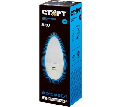 Лампа СТАРТ LEDCANDLEE27 7W 65 WS