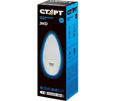 Лампа СТАРТ LEDCANDLEE27 7W 65 WS