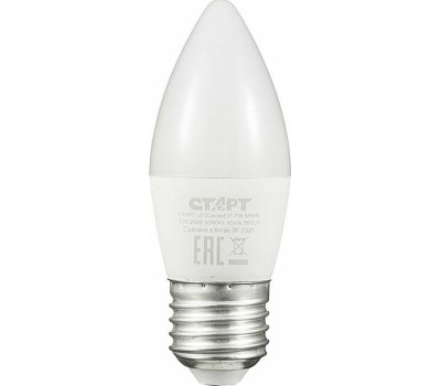 Лампа СТАРТ LEDCANDLEE27 7W 65 WS