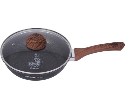 Сковорода KUKMARA сго241а а/пр литая 24см стекл/кр GRANIT ULTRA ORIGINAL