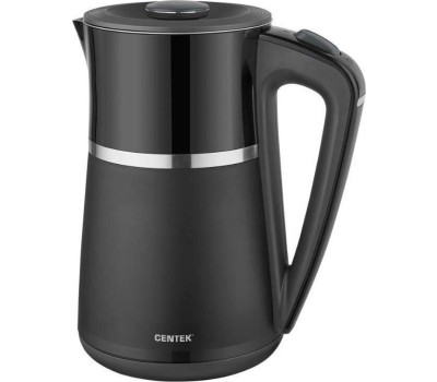 Чайник электрический CENTEK CT-0028 Black (1,7л. металл/пластик)