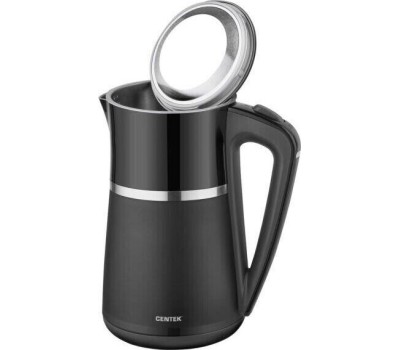 Чайник электрический CENTEK CT-0028 Black (1,7л. металл/пластик)