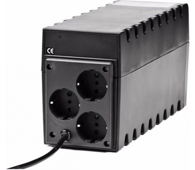 Источники бесперебойного питания POWERCOM Raptor RPT-1000AP EURO ИБП Line-Interactive, 1000VA / 600W, Tower, 3*EURO, USB (859803)