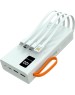 Зарядное устройство MORE CHOICE (4620202550552) PB22-20 с кабелем 2USB 2.1A - 20000mAh белый