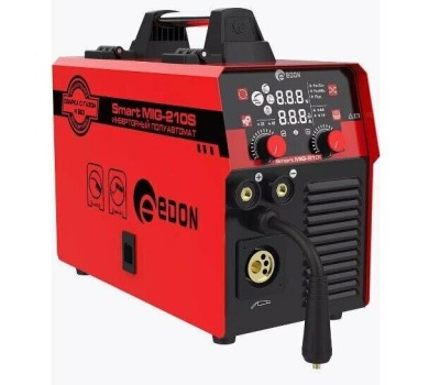 Сварочный аппарат EDON Smart MIG-210S красный/черный 24561