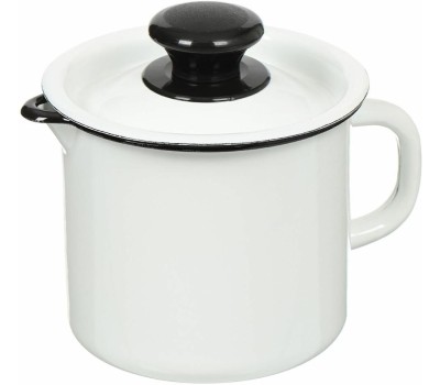 Кружка КМЗ 40204-072/4 эмал 1,0л с/кр, с рис, с носиком