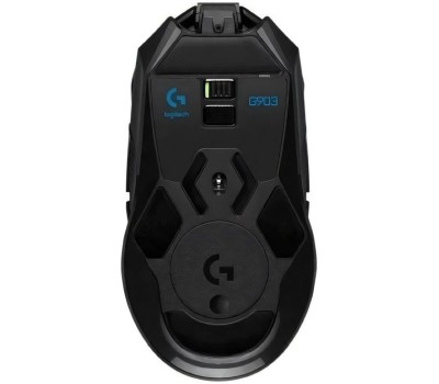 LOGITECH Мышь беспроводная G903 LightSpeed Hero, игровая, радио, оптическая, USB, 25600dpi, черный [910-005676]