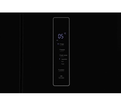 Холодильник Hyundai CM55043F 3-хкамерн. черный стекло инвертер (CM55043F ЧЕРНОЕ СТЕКЛО)