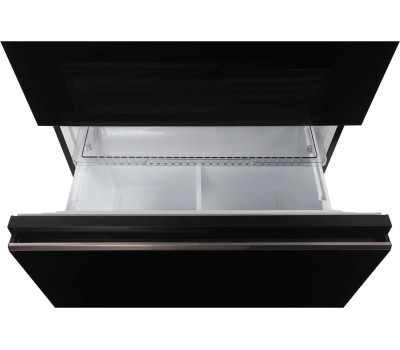 Холодильник Hyundai CM55043F 3-хкамерн. черный стекло инвертер (CM55043F ЧЕРНОЕ СТЕКЛО)