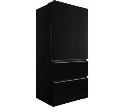 Холодильник Hyundai CM55043F 3-хкамерн. черный стекло инвертер (CM55043F ЧЕРНОЕ СТЕКЛО)