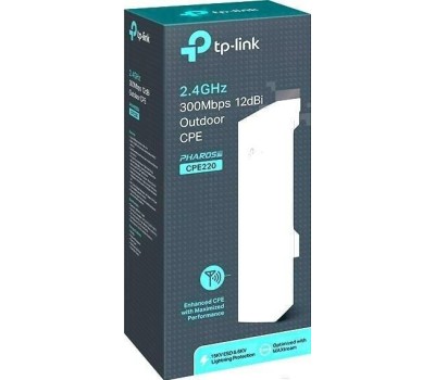 TP-LINK SMB TP-Link CPE220 Уличная точка доступа Wi-Fi N300 с коэффициентом усиления 12 дБи