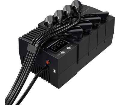 ИБП CYBERPOWER ИБП BS850E {Line-Interactive, 850VA/480W USB, (4+4 EURO), 12В/5.5 Ач х 1}