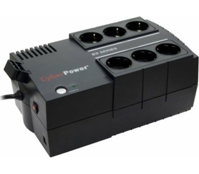 ИБП CYBERPOWER ИБП BS850E {Line-Interactive, 850VA/480W USB, (4+4 EURO), 12В/5.5 Ач х 1}