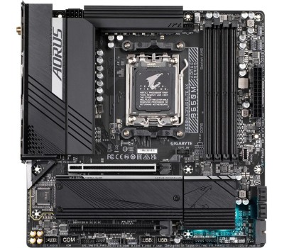 Материнская плата GIGABYTE Материнская плата B650M AORUS ELITE AX, Socket AM5, AMD B650, mATX, Ret