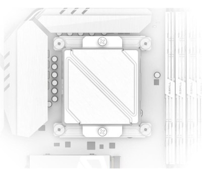 ID-COOLING Система водяного охлаждения Dashflow 360 Basic, 4-pin, одноцветная, 120мм, белый, retail [dashflow 360 basic white]