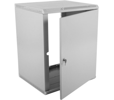 ЦМО Шкаф коммутационный ШРН-Эконом ШРН-Э-18.650.1 настенный, стальная передняя дверь, 18U, 600x930x650 мм