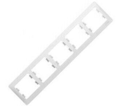 SCHNEIDER ELECTRIC Рамка (GSL000105) накладная 5шт горизонтальный монтаж пластик белый