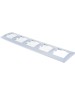 SCHNEIDER ELECTRIC Рамка (GSL000105) накладная 5шт горизонтальный монтаж пластик белый