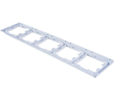 SCHNEIDER ELECTRIC Рамка (GSL000105) накладная 5шт горизонтальный монтаж пластик белый