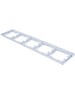 SCHNEIDER ELECTRIC Рамка (GSL000105) накладная 5шт горизонтальный монтаж пластик белый