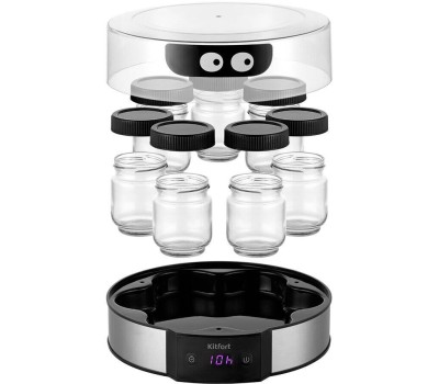 KITFORT Йогуртница КТ-6295 серебристый