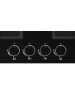 Варочная панель газовая LEX Газовая варочная панель GVG 644 BBL, 4 конфорки, закаленное стекло, черный