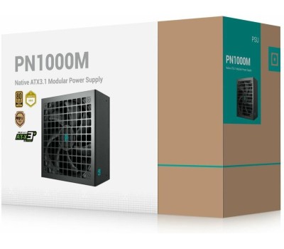Блок питания DEEPCOOL Блок питания GamerStorm PN1000M Gen.5, 1000Вт, 80 PLUS GOLD, 135мм, черный, retail [r-pna00m-fc0b-wgeu]
