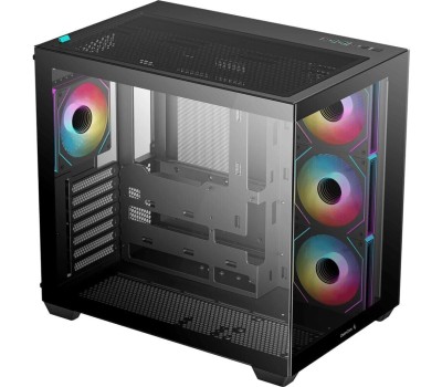 Корпус для ПК DEEPCOOL Корпус ATX CG530 4F, Mini-Tower, без БП, черный [r-cg530-bkada4-g-1]