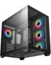 Корпус для ПК DEEPCOOL Корпус ATX CG530 4F, Mini-Tower, без БП, черный [r-cg530-bkada4-g-1]