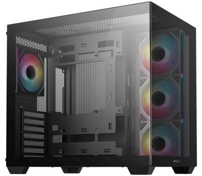 Корпус для ПК DEEPCOOL Корпус ATX CG530 4F, Mini-Tower, без БП, черный [r-cg530-bkada4-g-1]