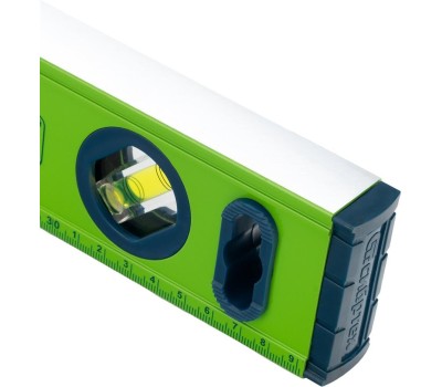 Уровень СИБРТЕХ Уровень алюминиевый УСМ-0,5-400, фрезерованный, 3 глазка, магнитный, 400 мм 34113