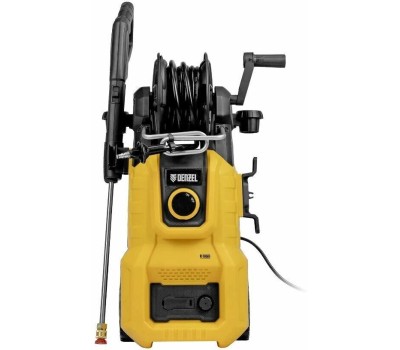 Мойка высокого давления DENZEL Моечная машина высокого давления R-180iD, 2000 Вт, 180 бар, 420 л/ч, асинх. двиг., бараб.// 58266