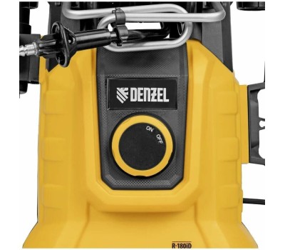 Мойка высокого давления DENZEL Моечная машина высокого давления R-180iD, 2000 Вт, 180 бар, 420 л/ч, асинх. двиг., бараб.// 58266