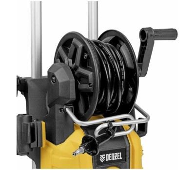 Мойка высокого давления DENZEL Моечная машина высокого давления R-180iD, 2000 Вт, 180 бар, 420 л/ч, асинх. двиг., бараб.// 58266