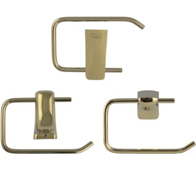 ТИТАН - Держатель туалетной бумаги, без экрана, цвет ЗОЛОТО. 77002-G