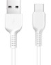 Дата-кабель Type-C HOCO (6957531068853) X20 USB (m)-Type-C (m) 1.0м - белый