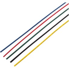 Изоляционные материалы REXANT (29-0151) ТЕРМОУСАЖИВАЕМЫЕ ТРУБКИ 2,0/1,0 ММ, НАБОР ПЯТЬ ЦВЕТОВ, УПАКОВКА 50 ШТ. ПО 1 М