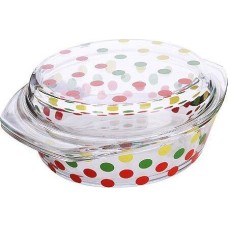 Кастрюля LORAINE 31037 прозрачный/красный/зеленый