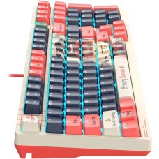 клавиатура A4TECH Клавиатура Bloody AT98 Proxy Boom, USB, бежевый + красный