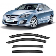 Дефлекторы CORSAR Дефлекторы Mazda 6 II 07-12 седан, нак., 4шт