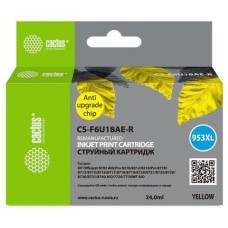 Картридж CACTUS Картридж CS-F6U18AE-R, 953XL, желтый / CS-F6U18AE-R