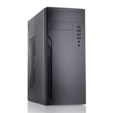 Корпус FOXLINE Корпус FL-301-FZ450R-U32 ATX case, black, w/PSU 450W 12cm, w/2xUSB2.0+2xUSB3.0, w/pwr cord, w/o FAN