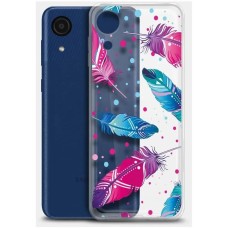 BORASCO Чехол (клип-кейс) ArtWorks, для Samsung Galaxy A03 Core, прозрачный/рисунок [51382]