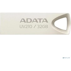 A-DATA Flash Drive 32GB UV210, USB 2.0, Металлич., Серебро
